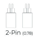 2-Pin (0.78 mm) $0.00